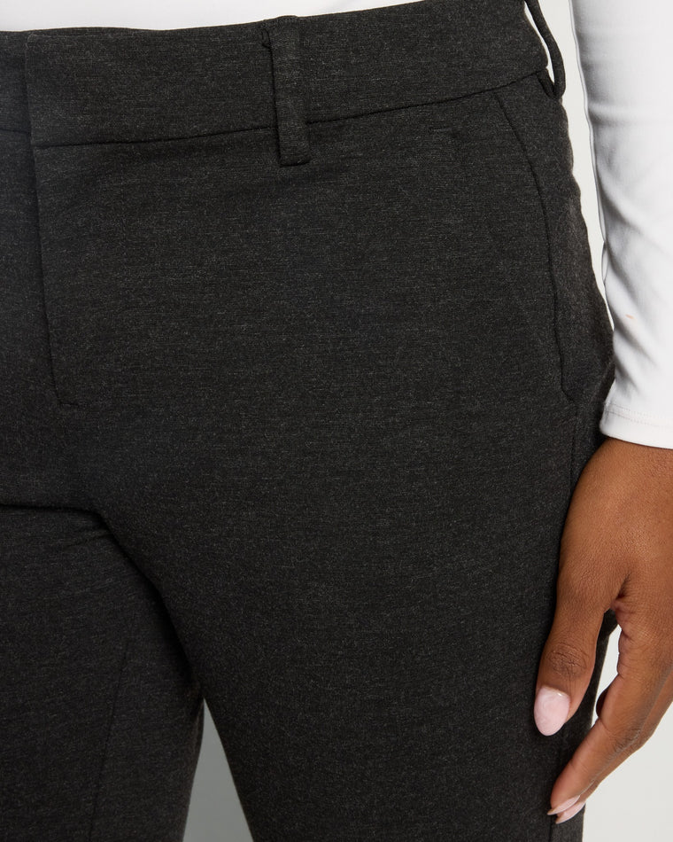 Heathered Charcoal $|& Liverpool Kelsey Flare Trouser - SOF Full Front