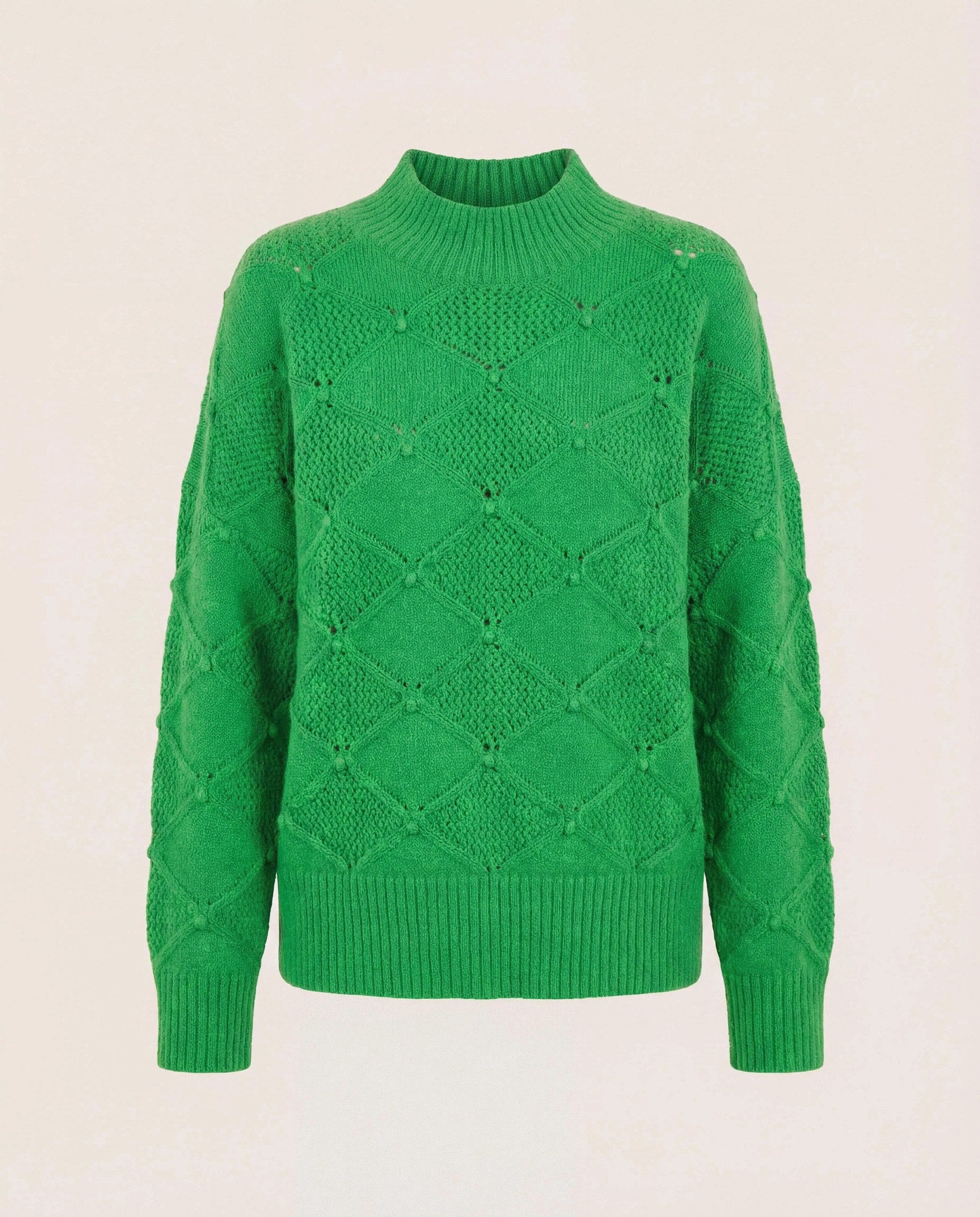 Jade $|& SEAS Countryside Mockneck Sweater - Hanger Detail