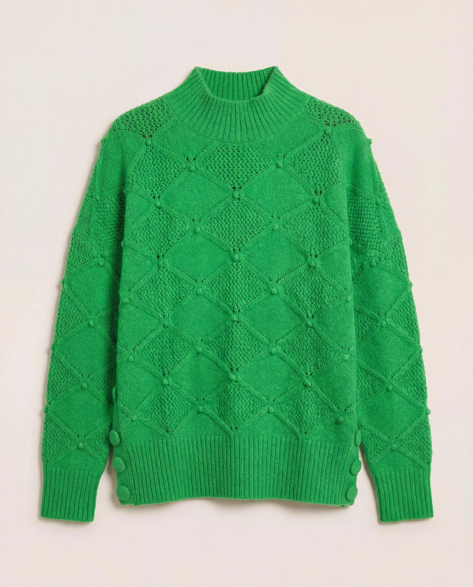 Jade $|& SEAS Countryside Mockneck Sweater - Hanger Detail
