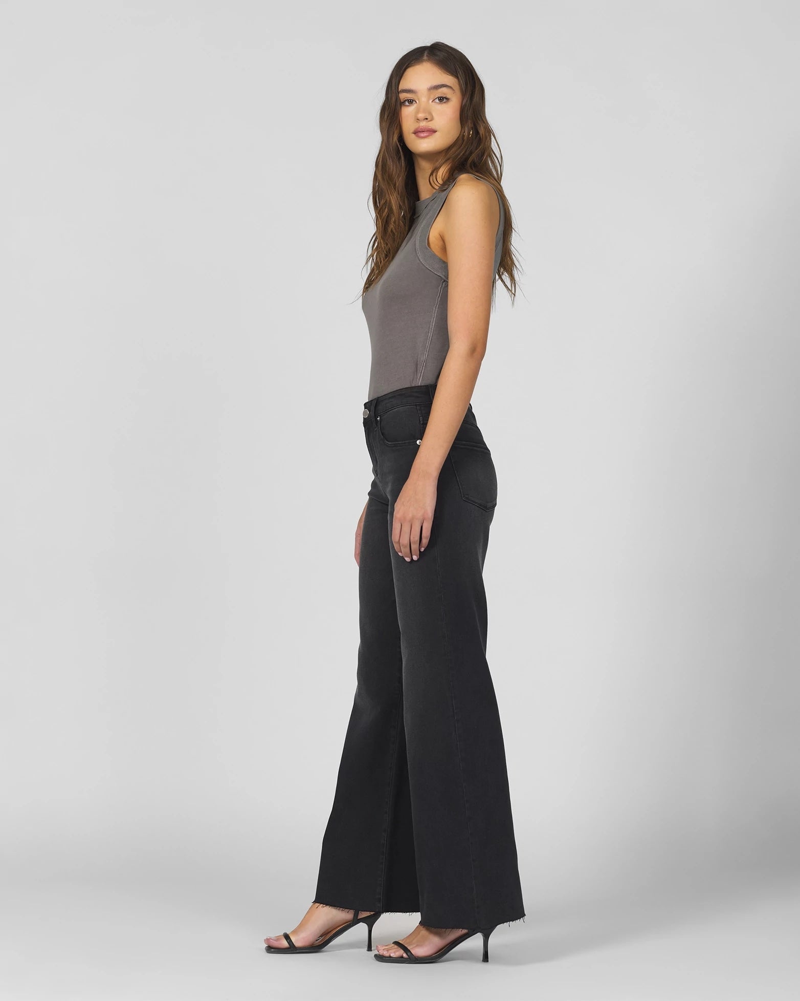 Jet Set $|& Dear John Micah Wide Leg Jeans - Hanger Front