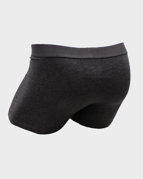 Graphite $|& Wood Underwear 3" Boxer Brief With Fly - Hanger Side