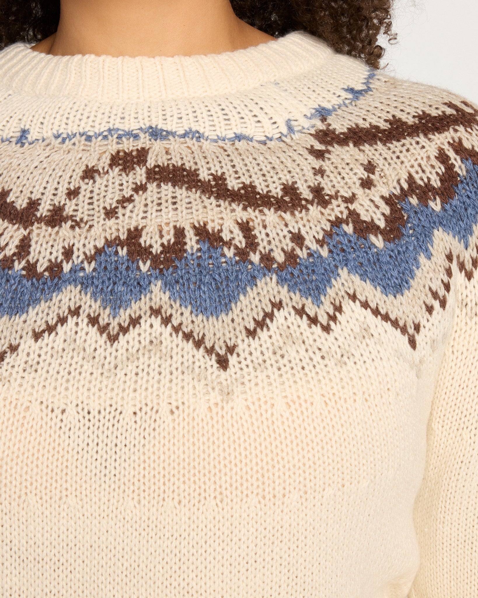 Ivory $|& Weekend LA Vega Sweater - SOF Full Front