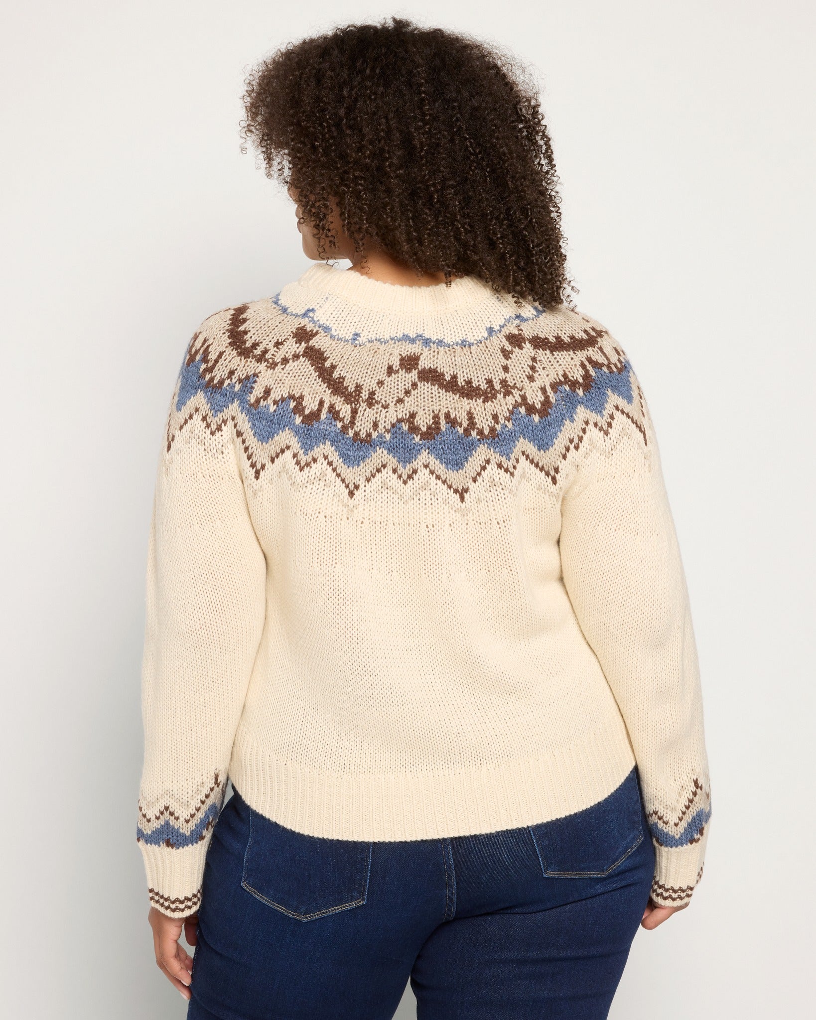 Ivory $|& Weekend LA Vega Sweater - SOF Back