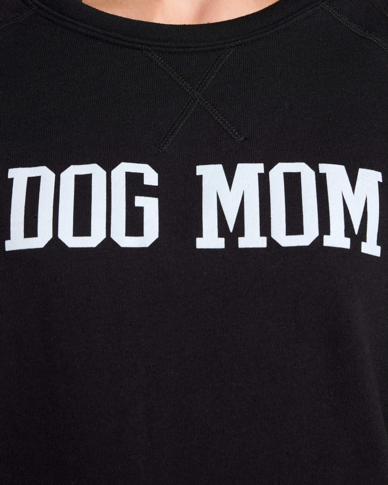 Black $|& Interval Dog Mom Graphic Sweatshirt - SOF Full Front