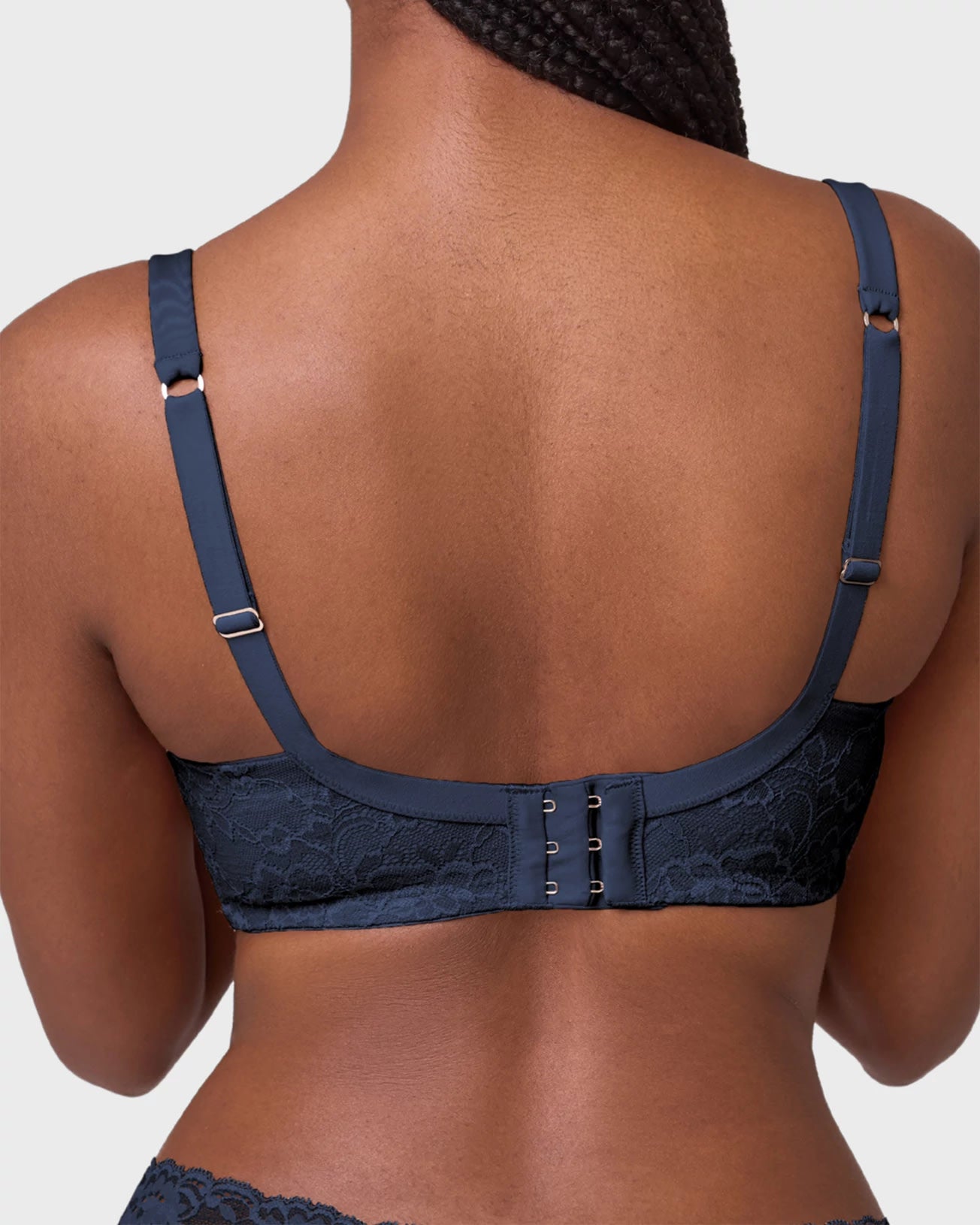 Cambridge Blue $|& Montelle Pure Plus Full Coverage T-Shirt Bra - Hanger Side