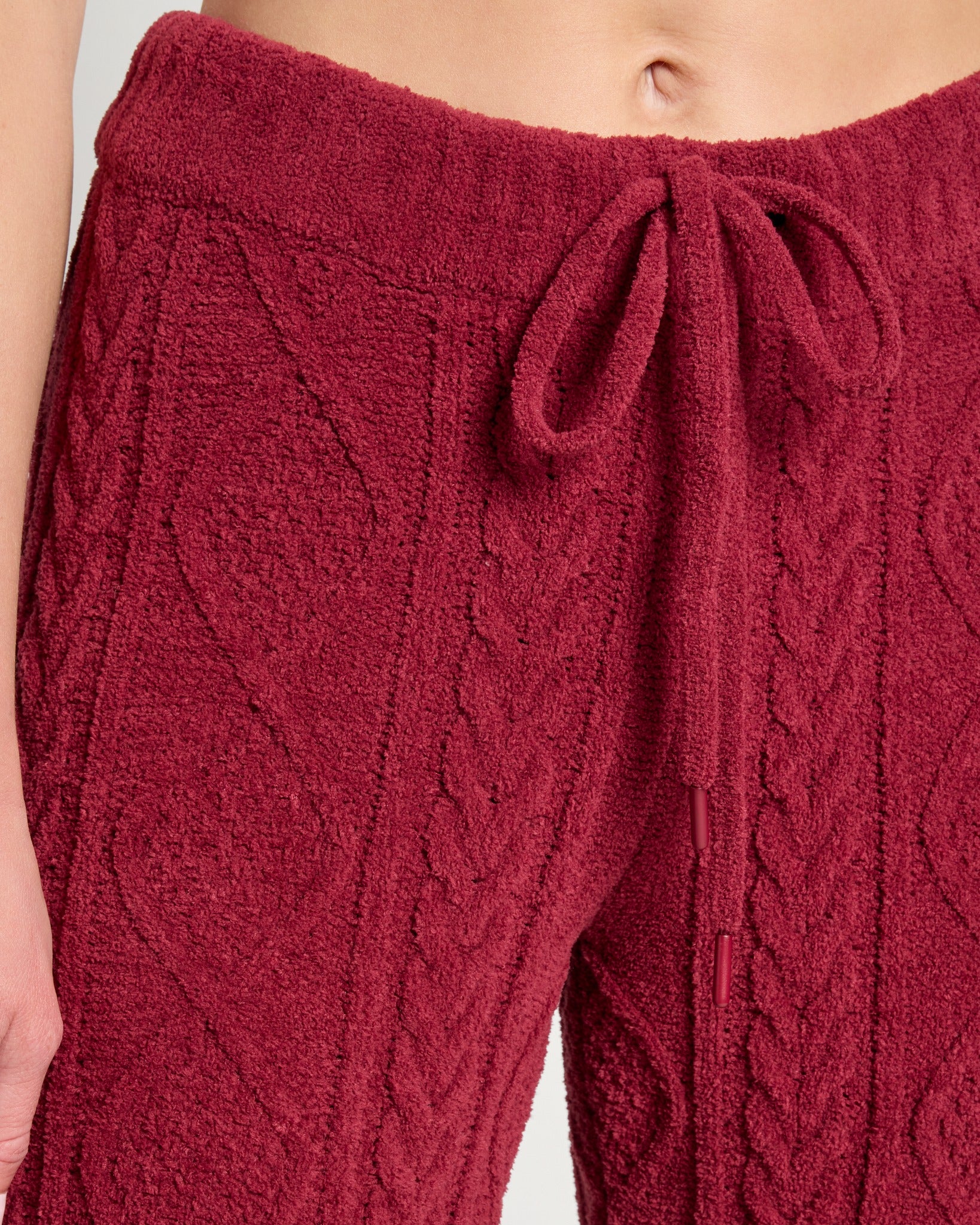 Port $|& PJ Salvage Cable Crew Lounge Pant - SOF Full Front