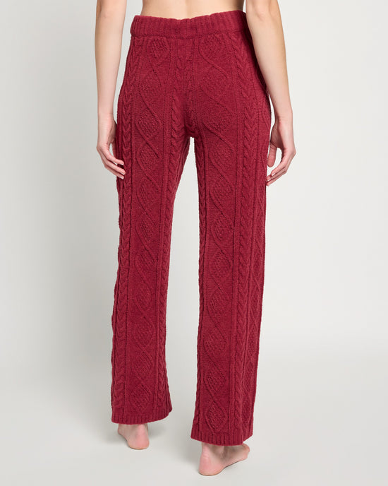 Port $|& PJ Salvage Cable Crew Lounge Pant - SOF Back