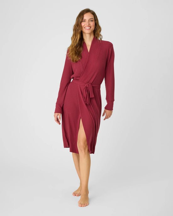 Port $|& PJ Salvage Textured Essentials Robe - VOF Detail