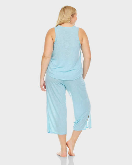 Aqua $|& flora Kae PJ Set - Hanger Side