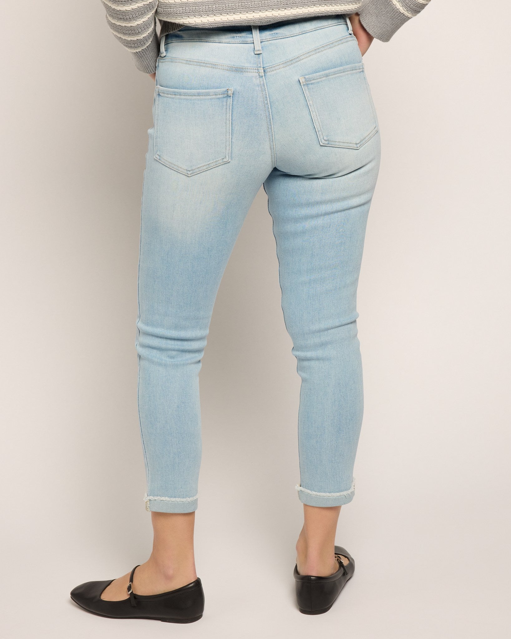 Lakeside $|& SEAS Taurus Cuffed Skinny Jean - SOF Back