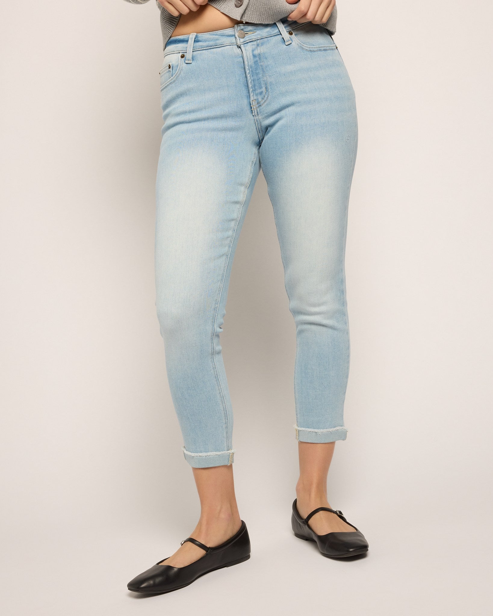 Lakeside $|& SEAS Taurus Cuffed Skinny Jean - SOF Front