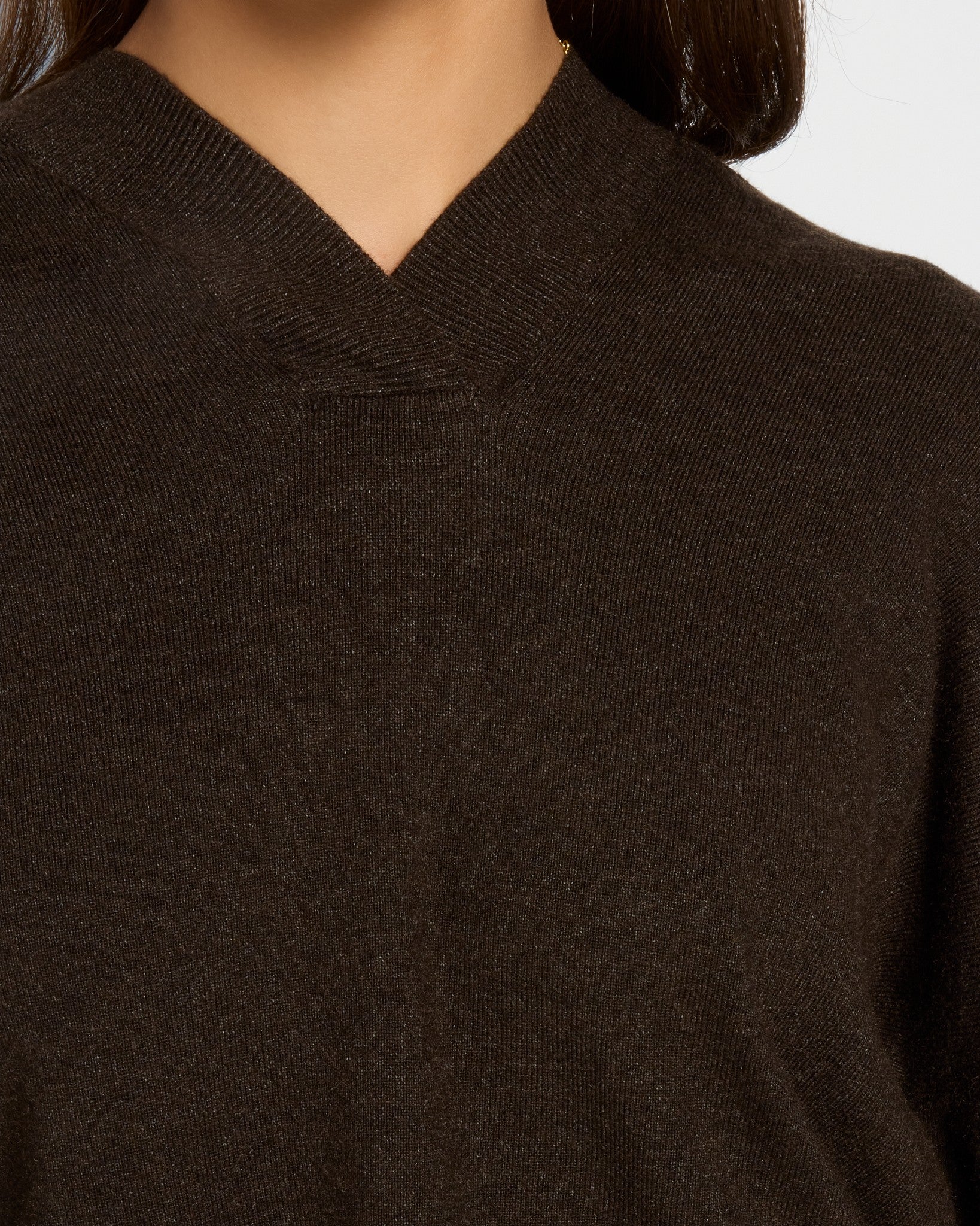 Heather Obsidian $|& SEAS Grace Hooded Sweater - SOF Full Front