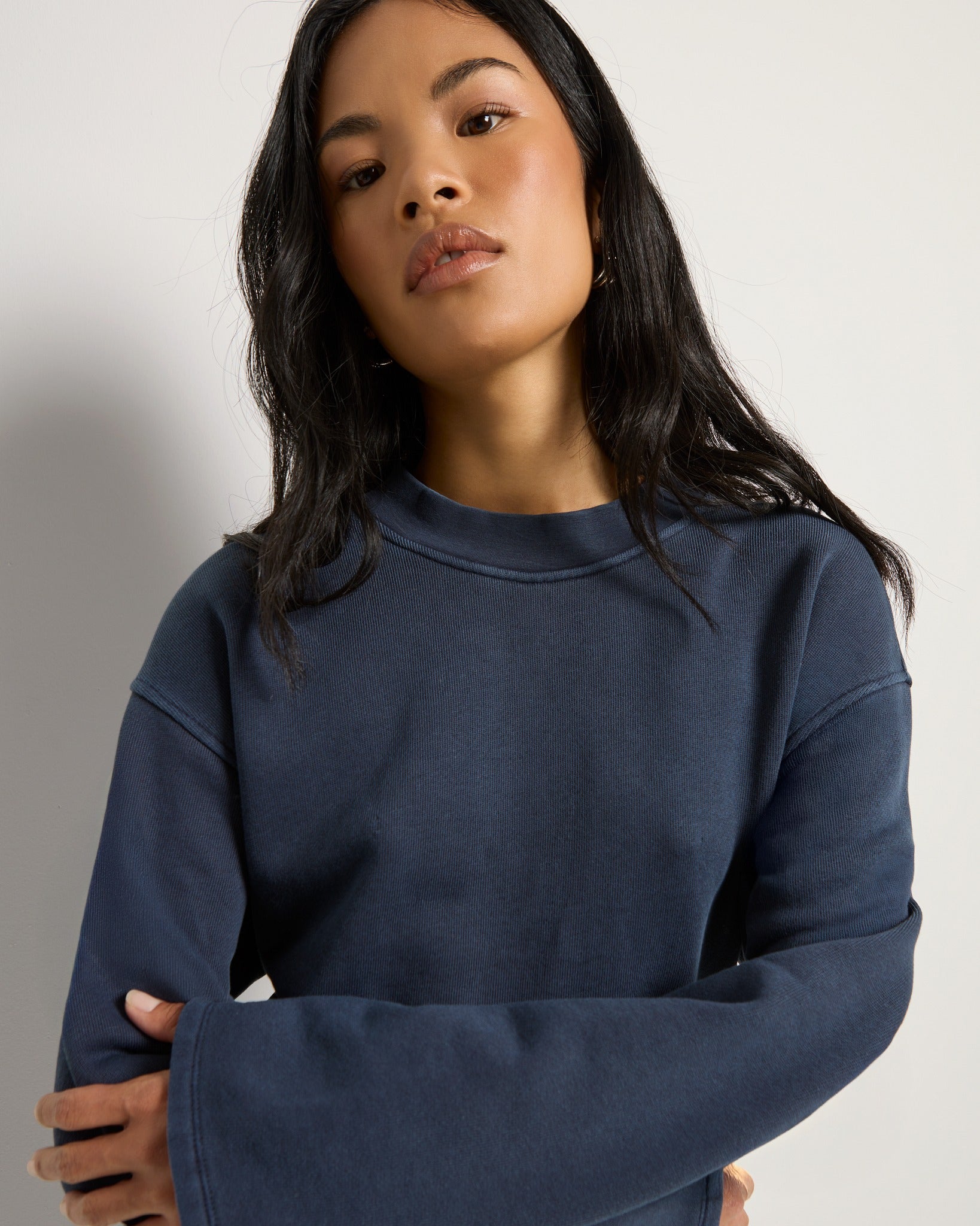 Mariner Midnight $|& SEAS Blaze Fitted Sweatshirt - VOF Front