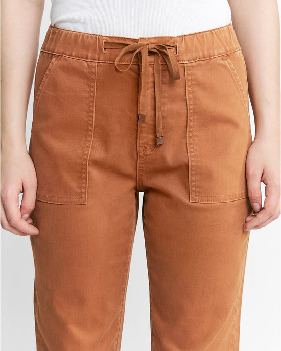 Cinnamon $|& Mica Denim High Rise Jogger - Hanger Back