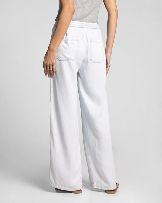 Bailey Wash Blue $|& Thread & Supply Pearla Chambray Pant - Hanger Side