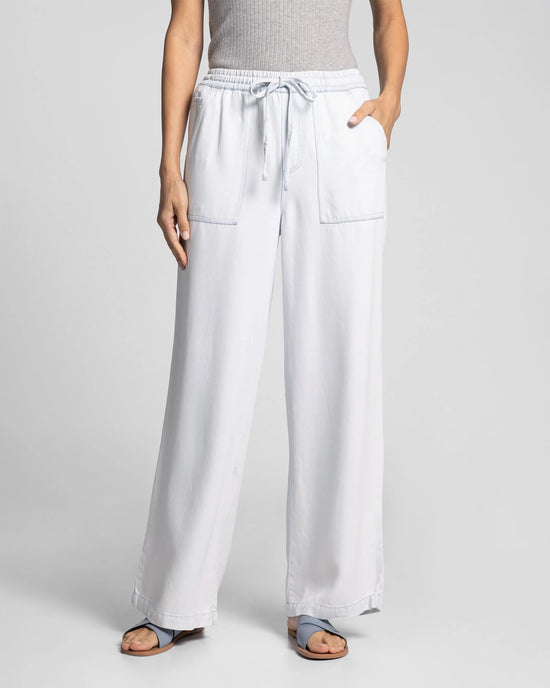 Bailey Wash Blue $|& Thread & Supply Pearla Chambray Pant - VOF Detail
