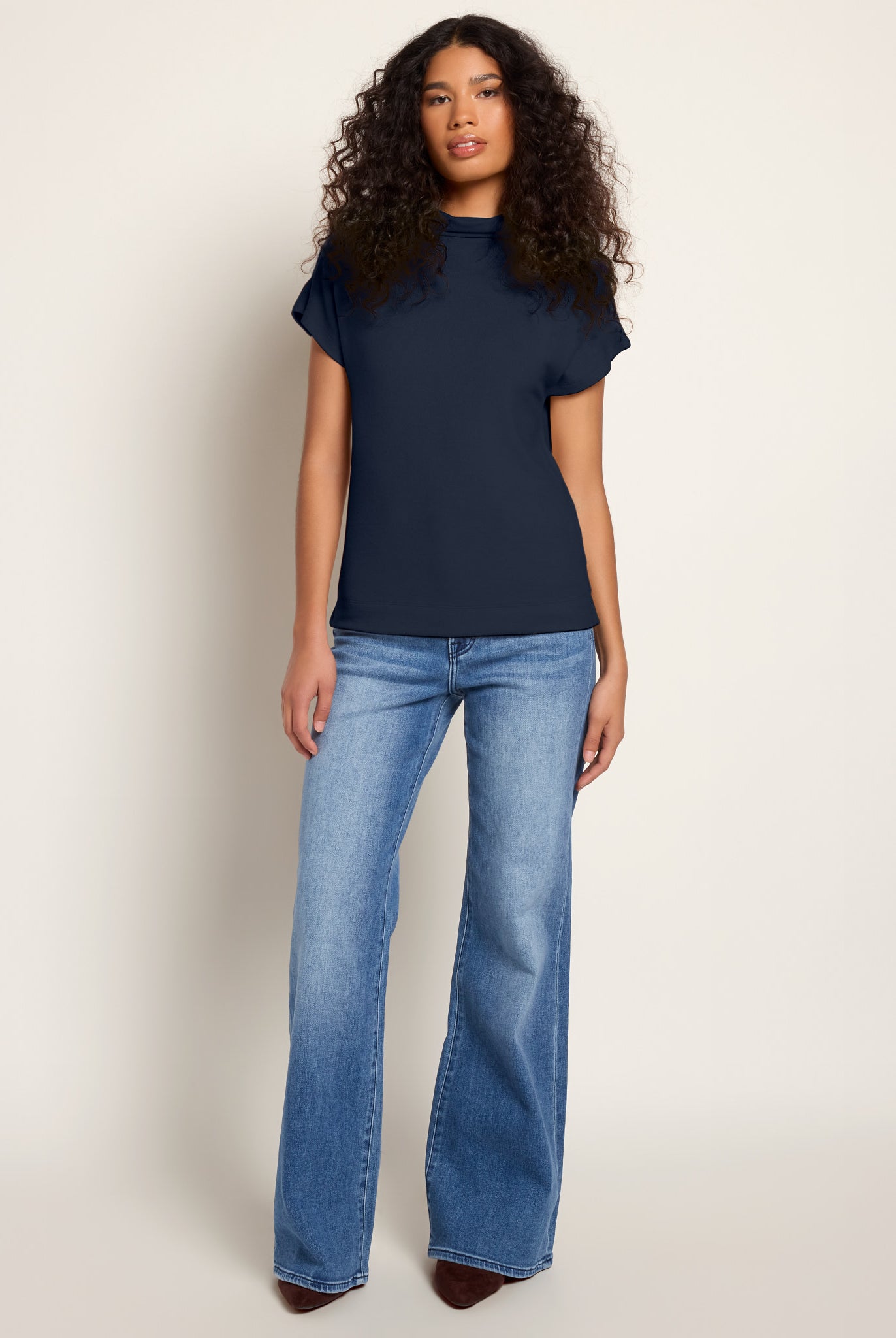 Mariner Midnight $|& SEAS Pier Funnel Neck Hacci Tee - UGC On Fig