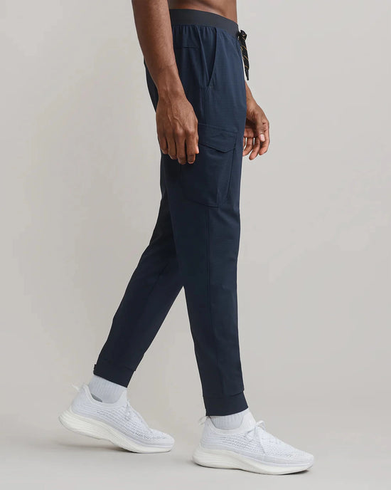 True Navy $|& Rhone Invictus Ripstop Pant - Hanger Front