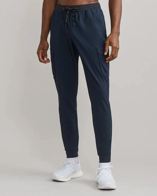 True Navy $|& Rhone Invictus Ripstop Pant - VOF Detail