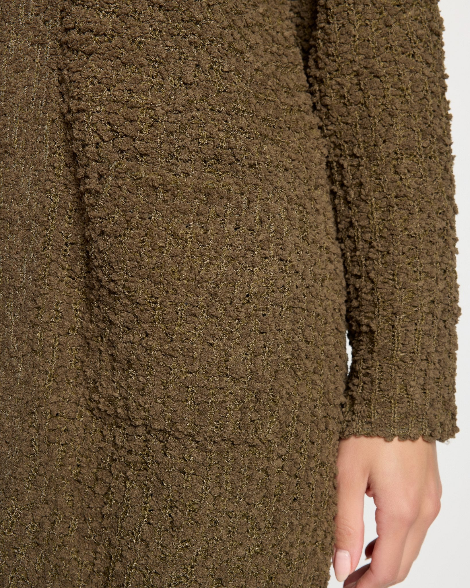 Olive $|& Bobeau Popcorn Cardigan - SOF Full Front