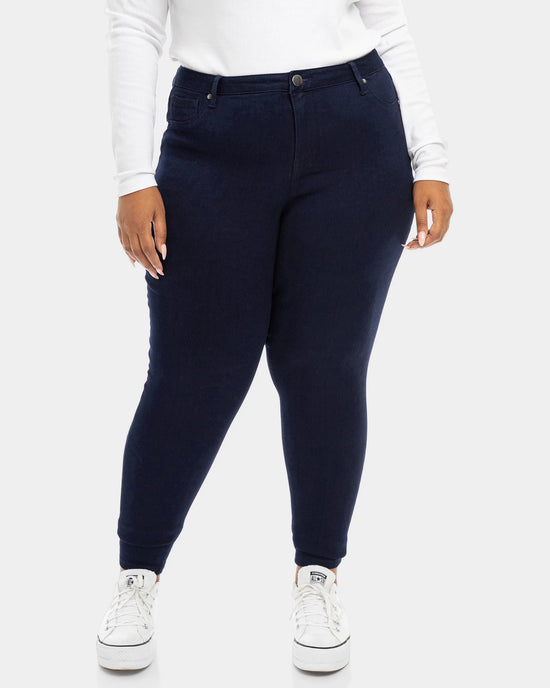 Black Rinse $|& 1822 Denim Butter High-Rise Skinny - VOF Detail