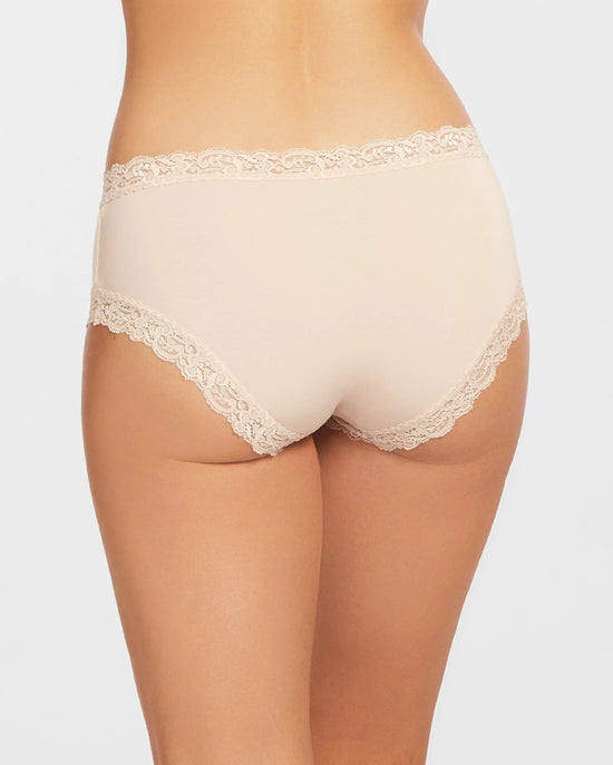 Chantilly/Champagne 2 Pack $|& Fleur't Iconic High Waist Boyshort - Hanger Side
