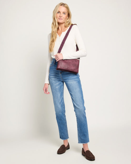 Cherry Lacquer $|& Jen & Co. Izzy Crossbody - UGC On Fig