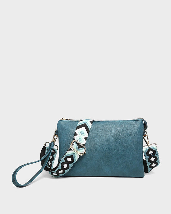 Peacock $|& Jen & Co. Izzy Crossbody - VOF Detail