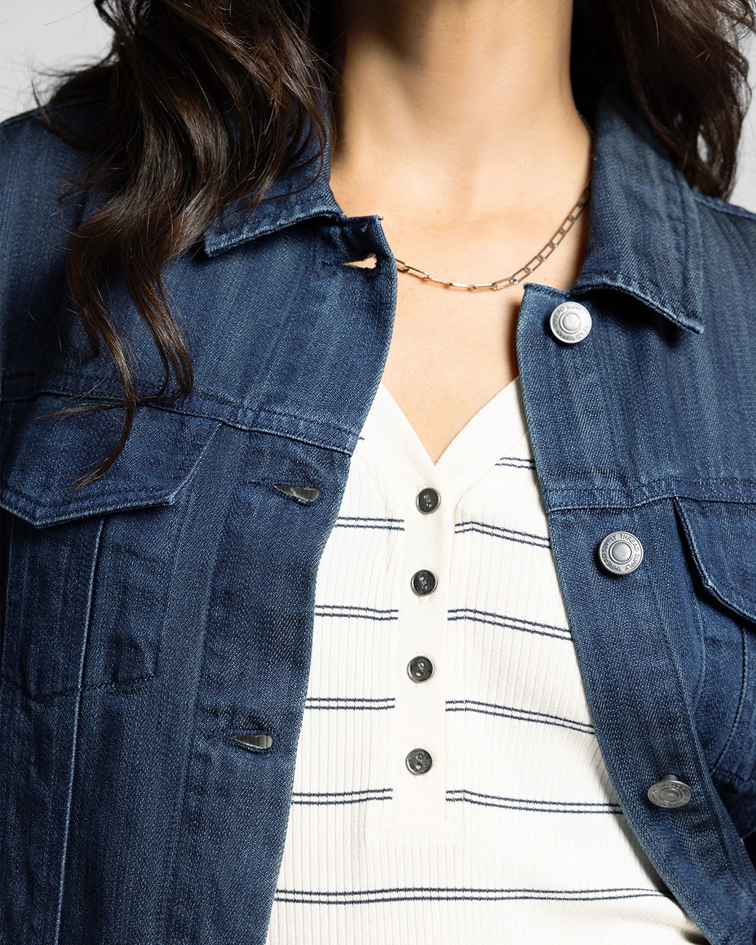 Ink Wash $|& Thread & Supply Jackie Jacket - Hanger Back