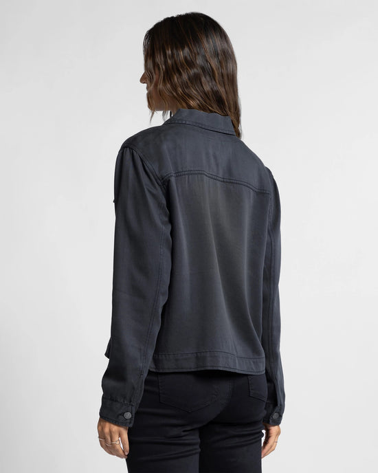 Black Shadow $|& Thread & Supply Jackie Jacket - Hanger Side