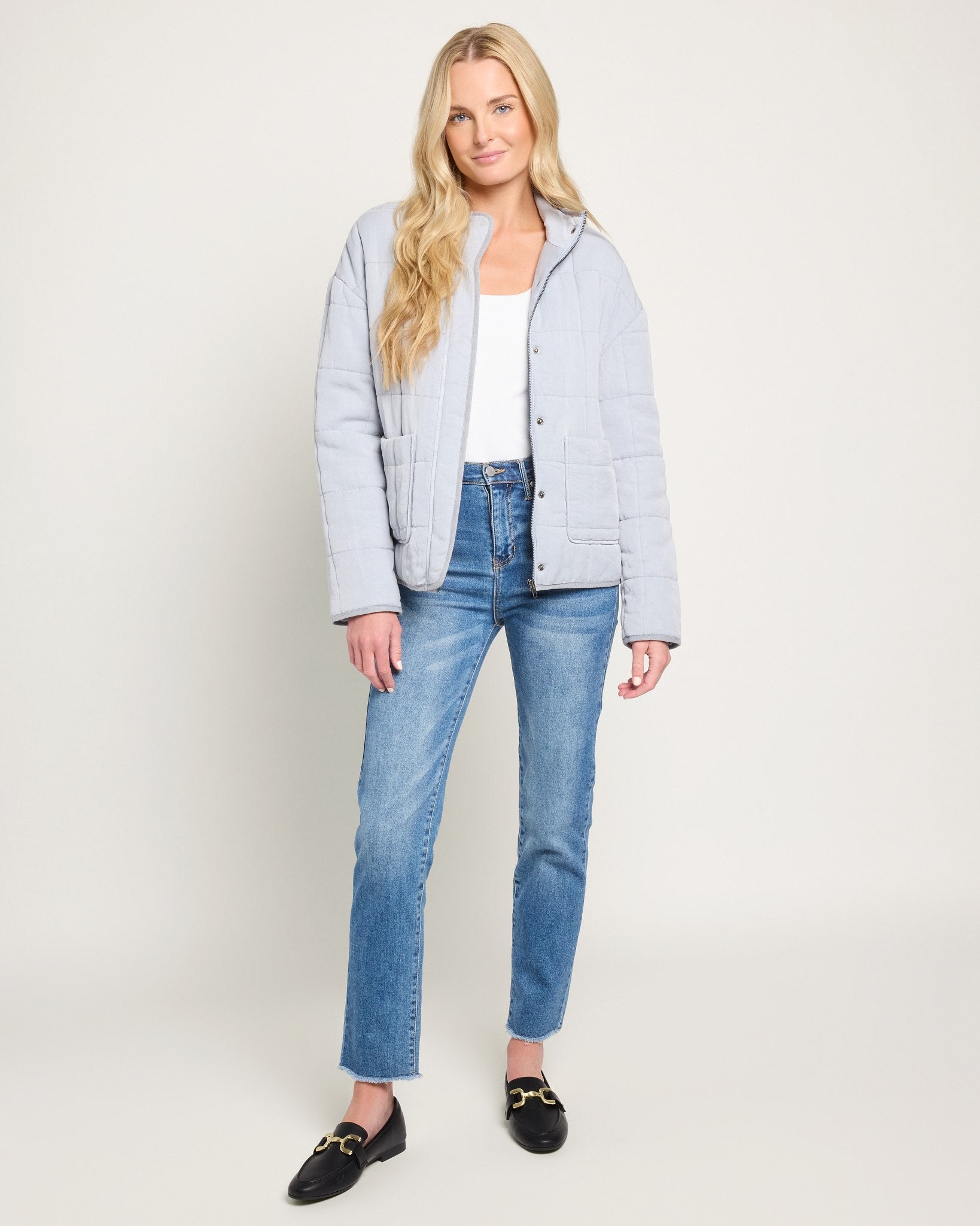 Light Denim $|& Thread & Supply Brina Jacket - UGC On Fig