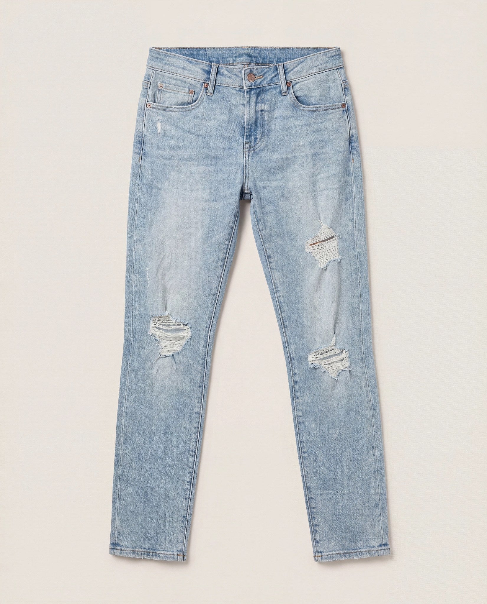 Lakeside $|& Herizon Crest Cuffed Girlfriend Jeans - Hanger Detail