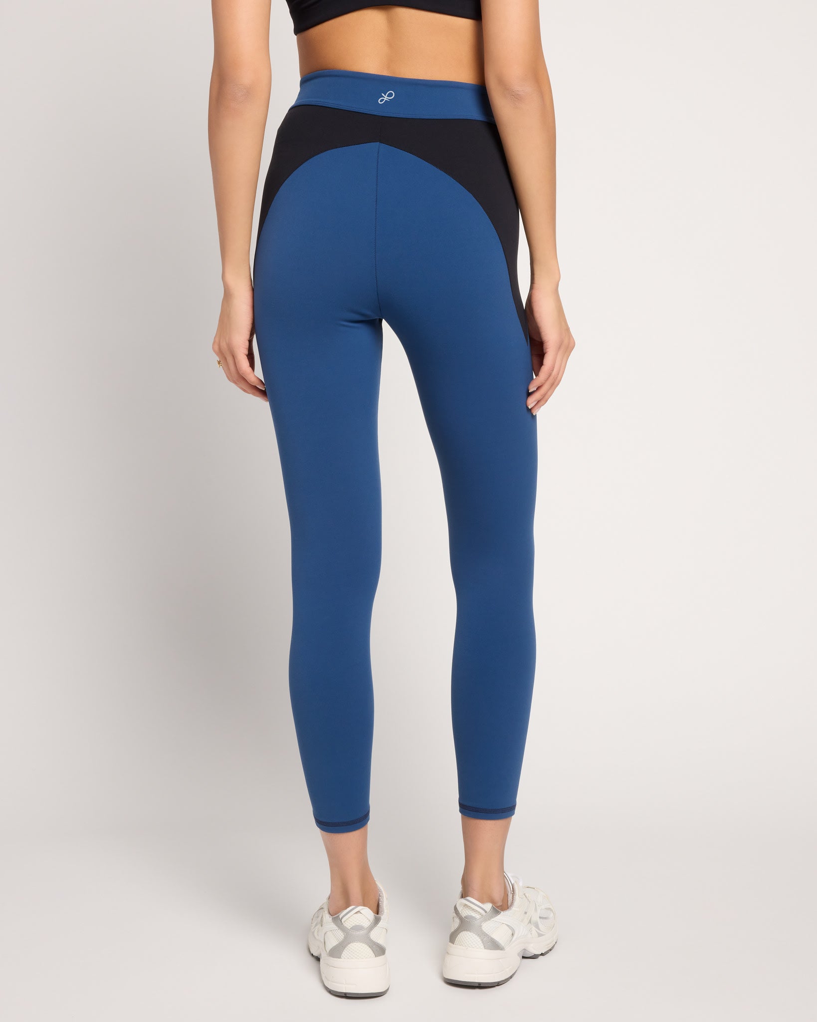 Deep Teal/Black $|& Interval CloudLight Recess Legging - SOF Back