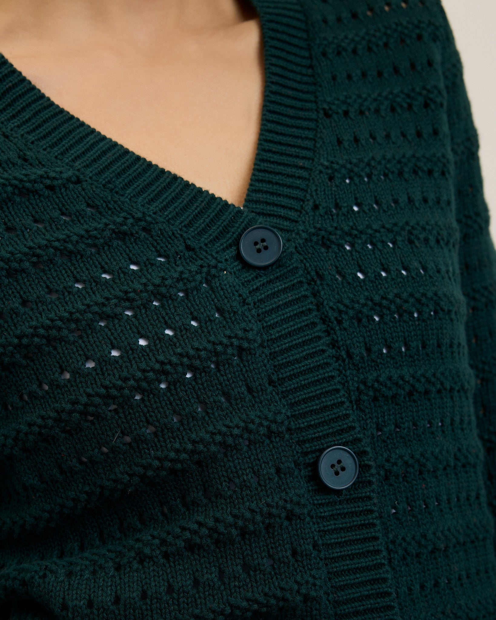 Hunter Green $|& Herizon Elevate Cardigan - SOF Full Front