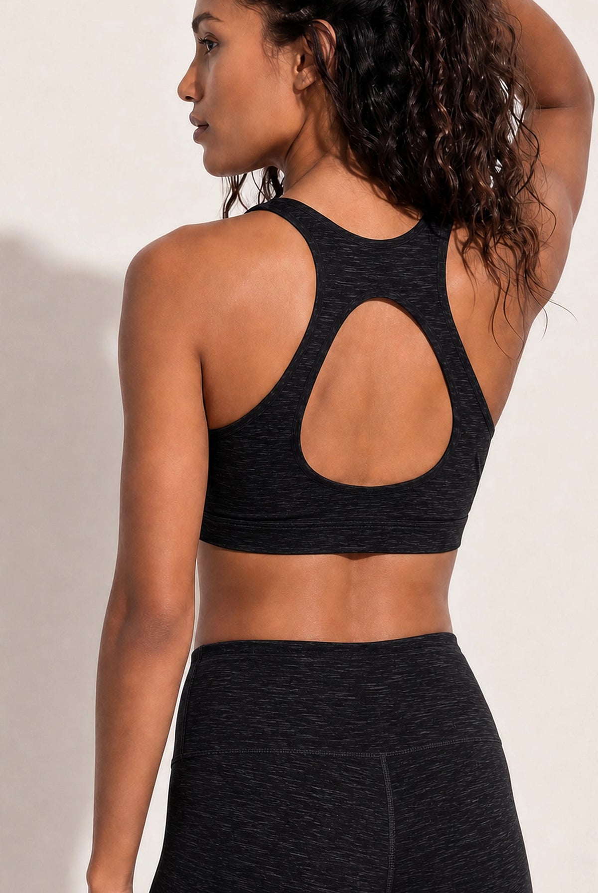 Night Sky Heather $|& Interval FlowHeather Sculpt Enchant Bra - SOF Back