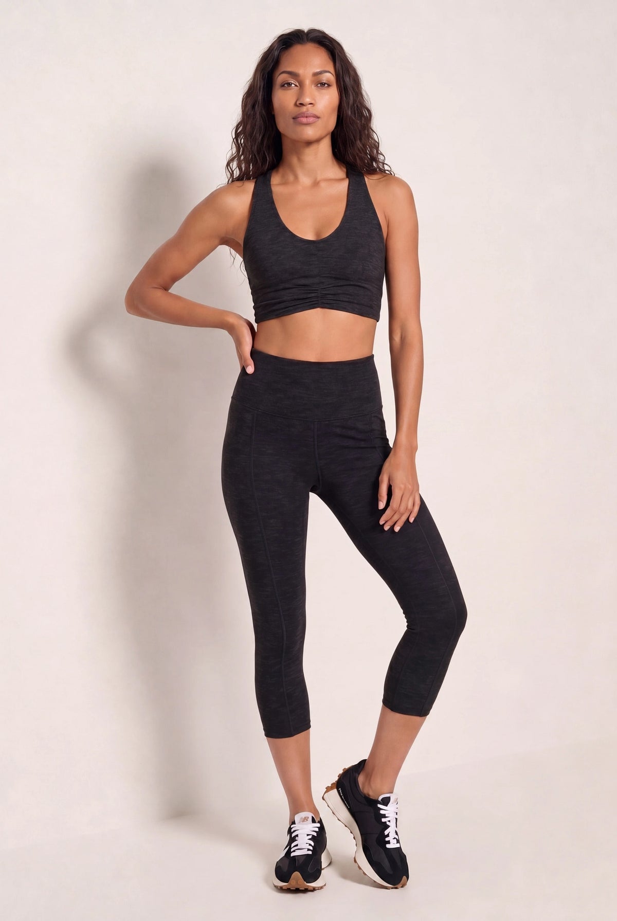 Night Sky Heather $|& Interval FlowHeather Sculpt Enchant Bra - SOF Side