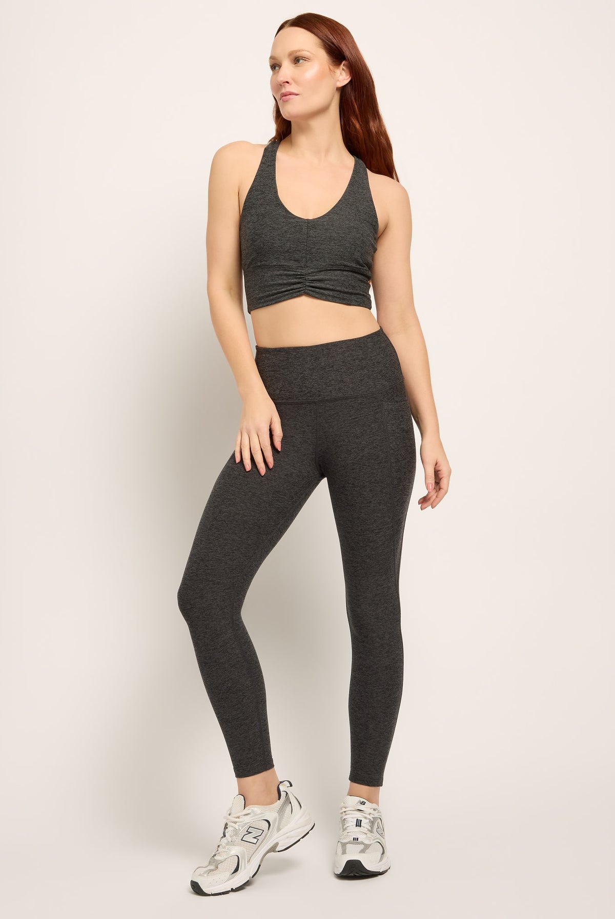 Heather Charcoal $|& Interval FlowHeather Sculpt Enchant Bra - UGC On Fig