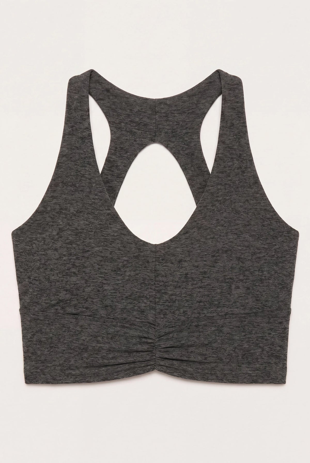 Heather Charcoal $|& Interval FlowHeather Sculpt Enchant Bra - Hanger Detail