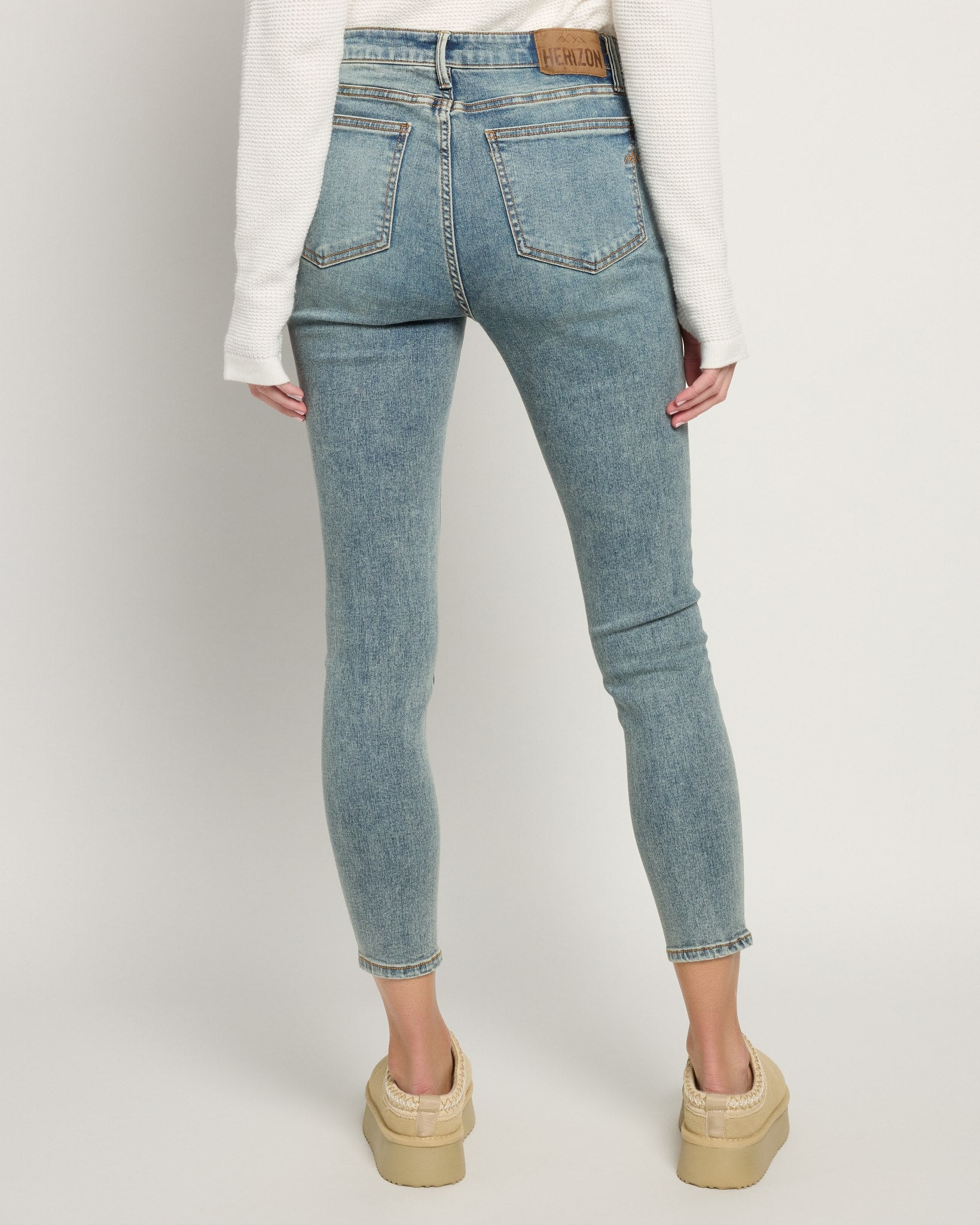 White Water $|& Herizon Suzi Mid Rise Skinny Jeans - SOF Back