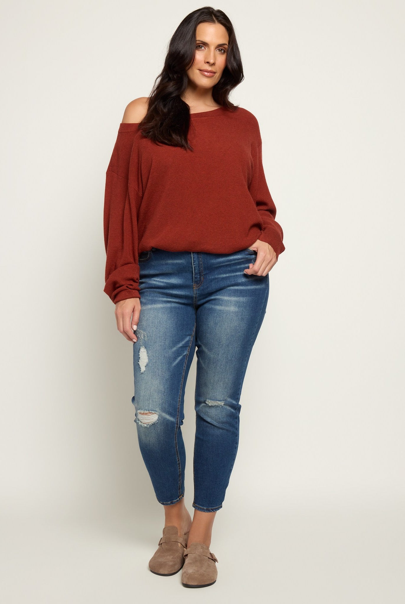 Dark Wash $|& Herizon Suzi Mid Rise Skinny Jeans - UGC On Fig