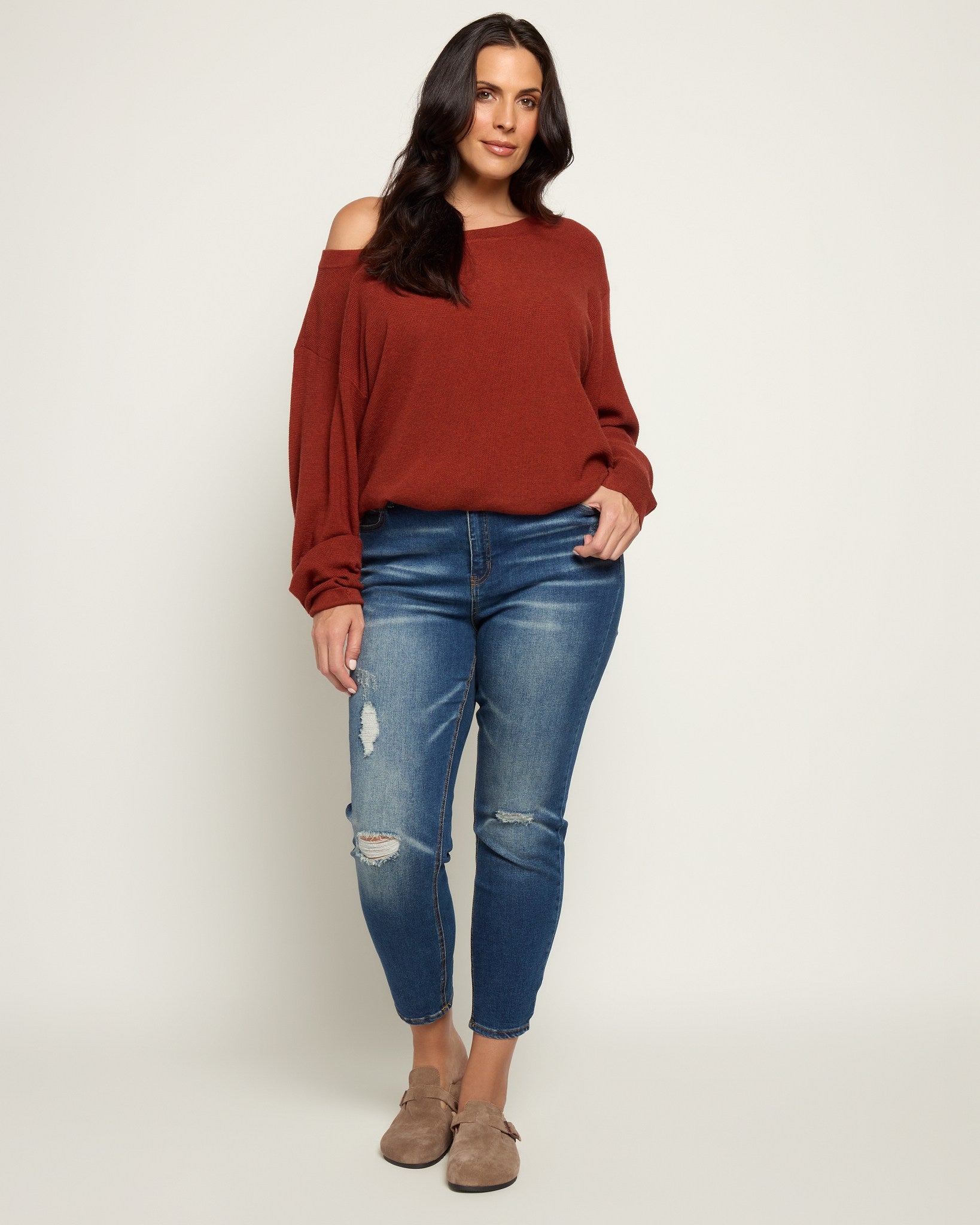 Dark Wash $|& Herizon Suzi Mid Rise Skinny Jeans - UGC On Fig