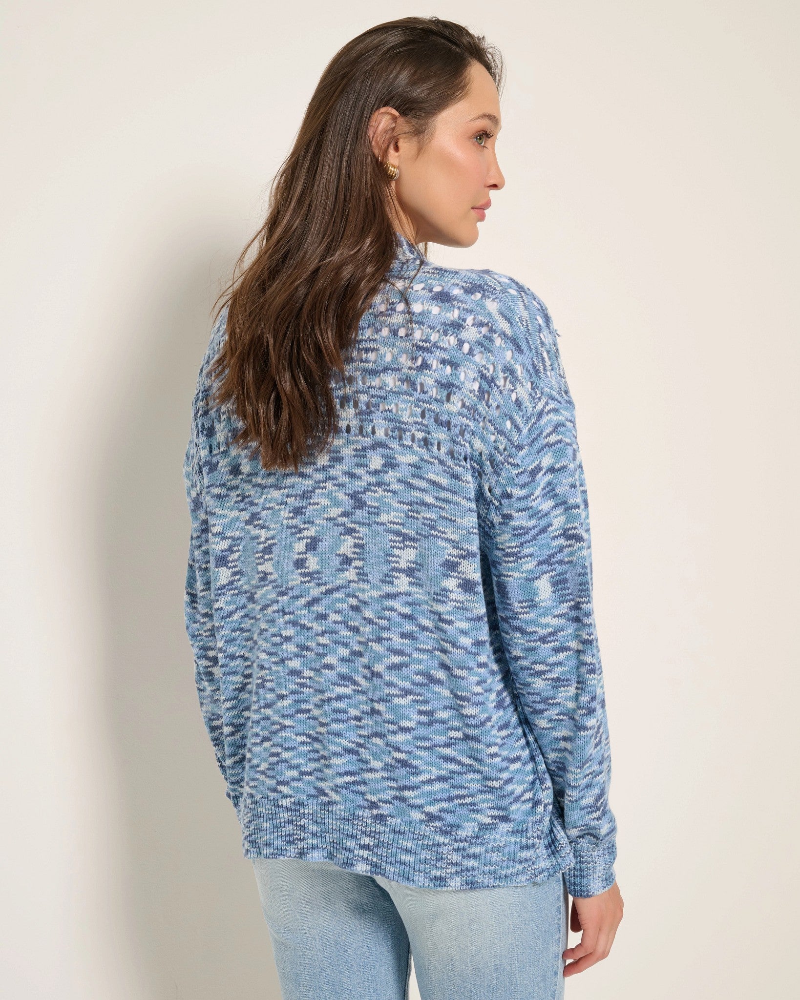 Indigo Haze $|& SEAS Atlantean Cardigan - SOF Back