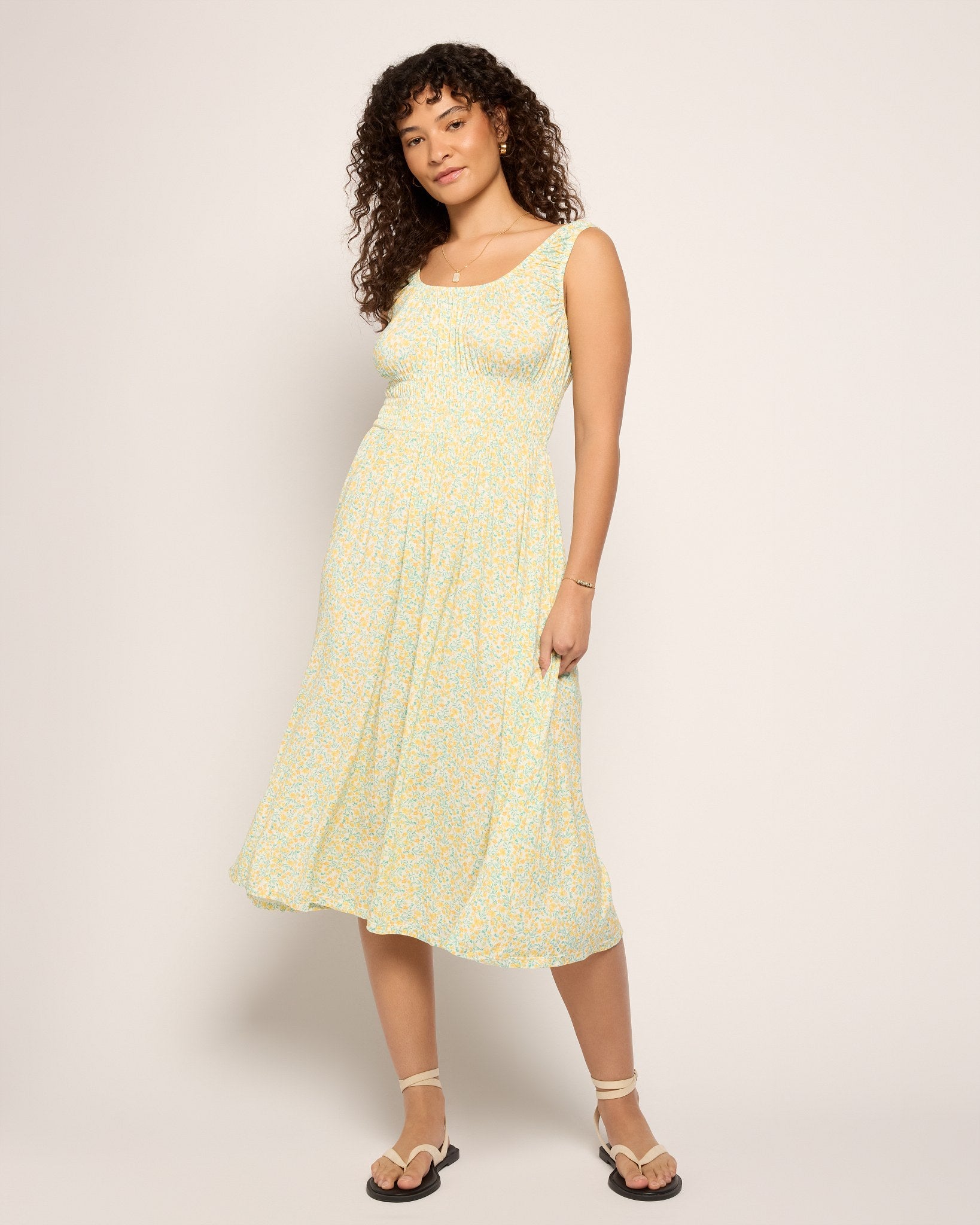 Sunshine $|& SEAS Maritime Smocked Waist Dress - UGC On Fig