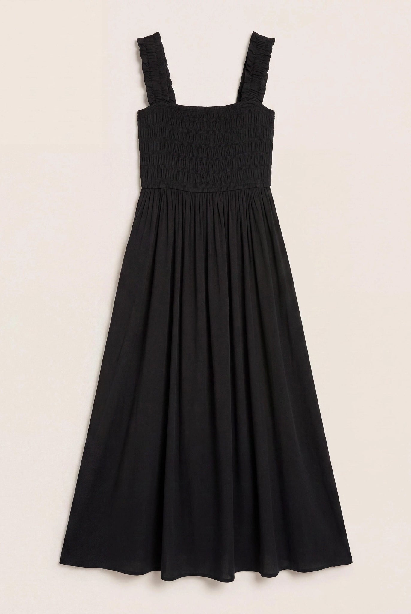 Black $|& SEAS Westbreeze Smocked Maxi Dress - Hanger Detail