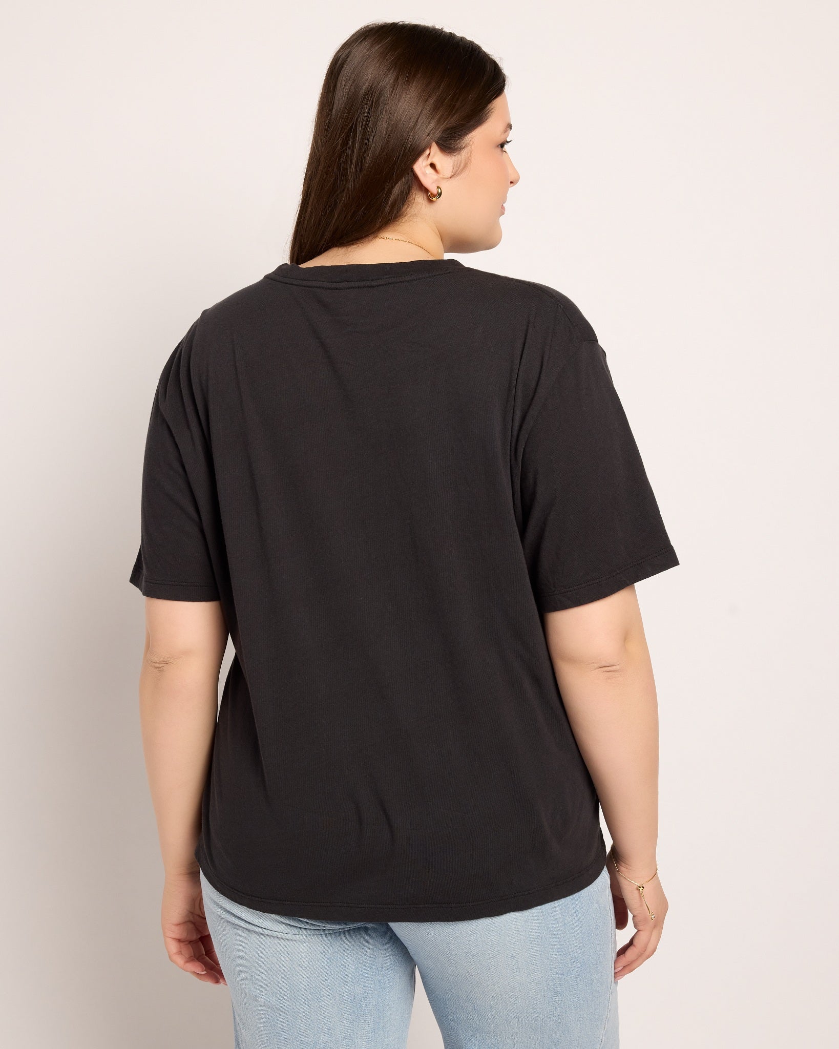 Faded Black $|& SEAS Floret Relaxed Tee - SOF Back