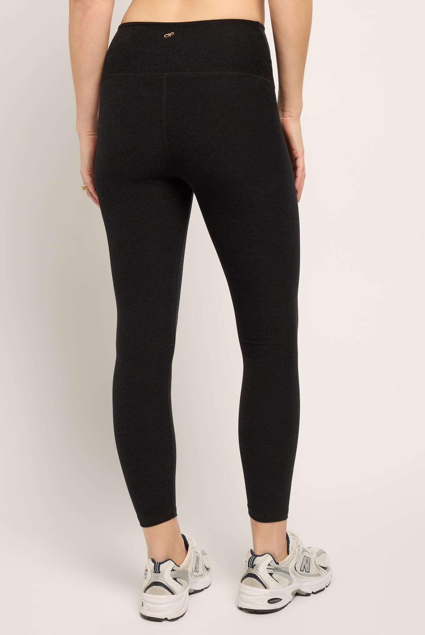 Night Sky Heather $|& Interval FlowHeather Sculpt Crossover Leggings - SOF Back