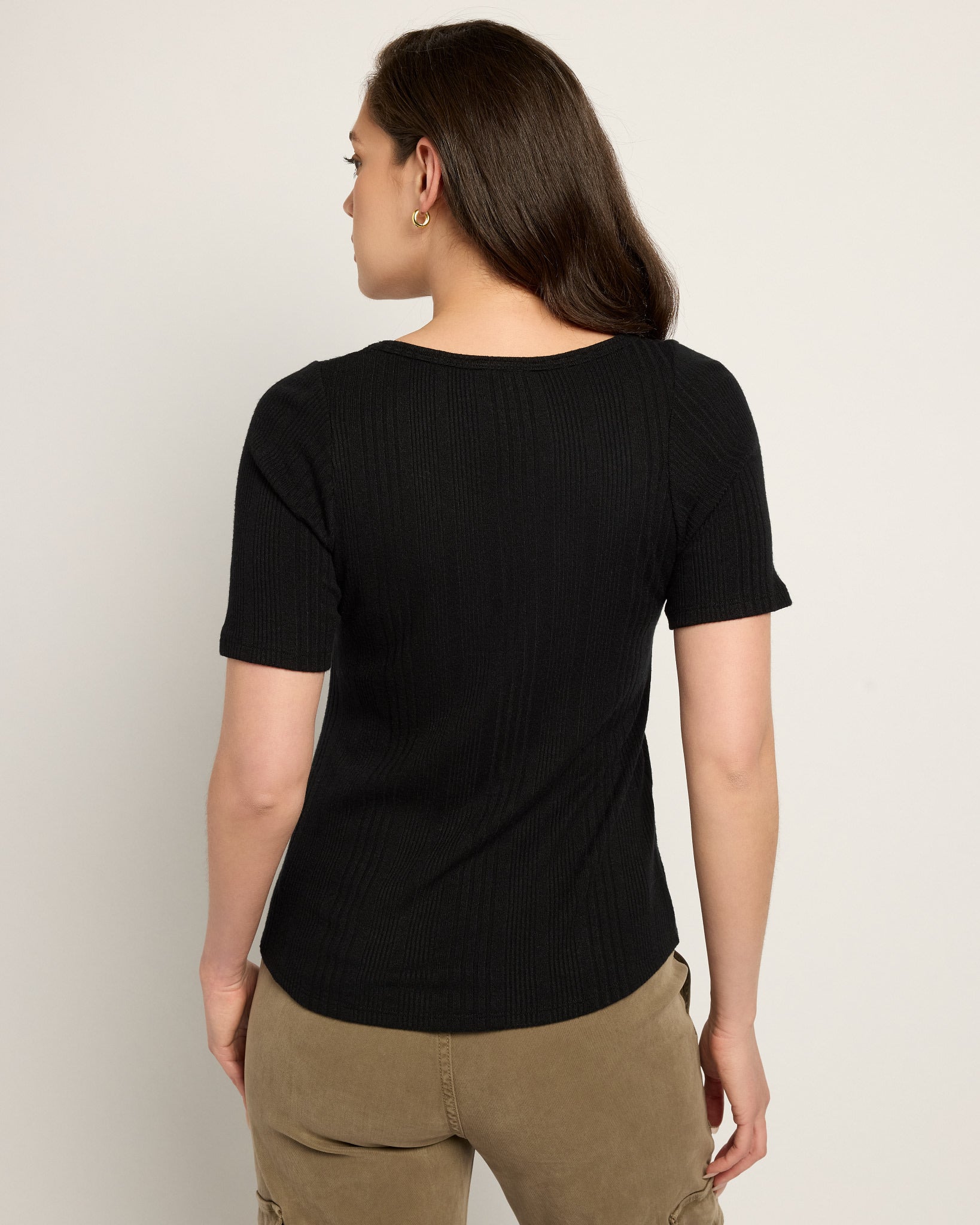 Black $|& Herizon Trail Side Tee - SOF Back