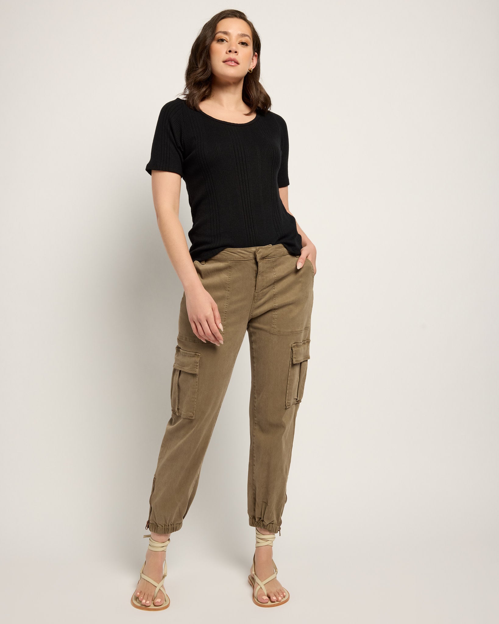 Black $|& Herizon Trail Side Tee - UGC On Fig