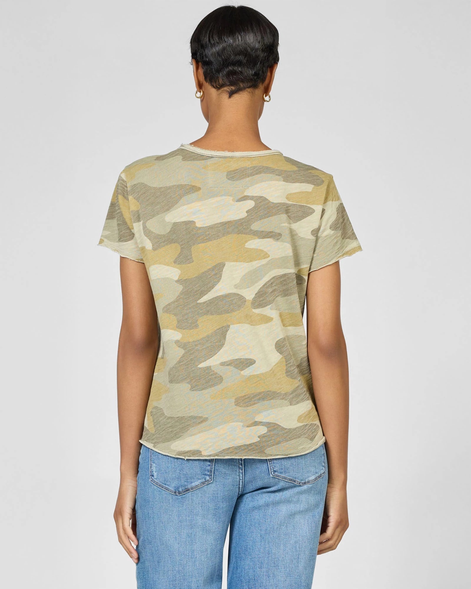 Riviera Camo $|& Dear John Vanya Camo Slub Tee - Hanger Side