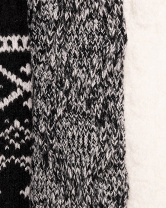 Black $|& MUK LUKS 3 Pack Microfiber Boot Socks - Hanger Back